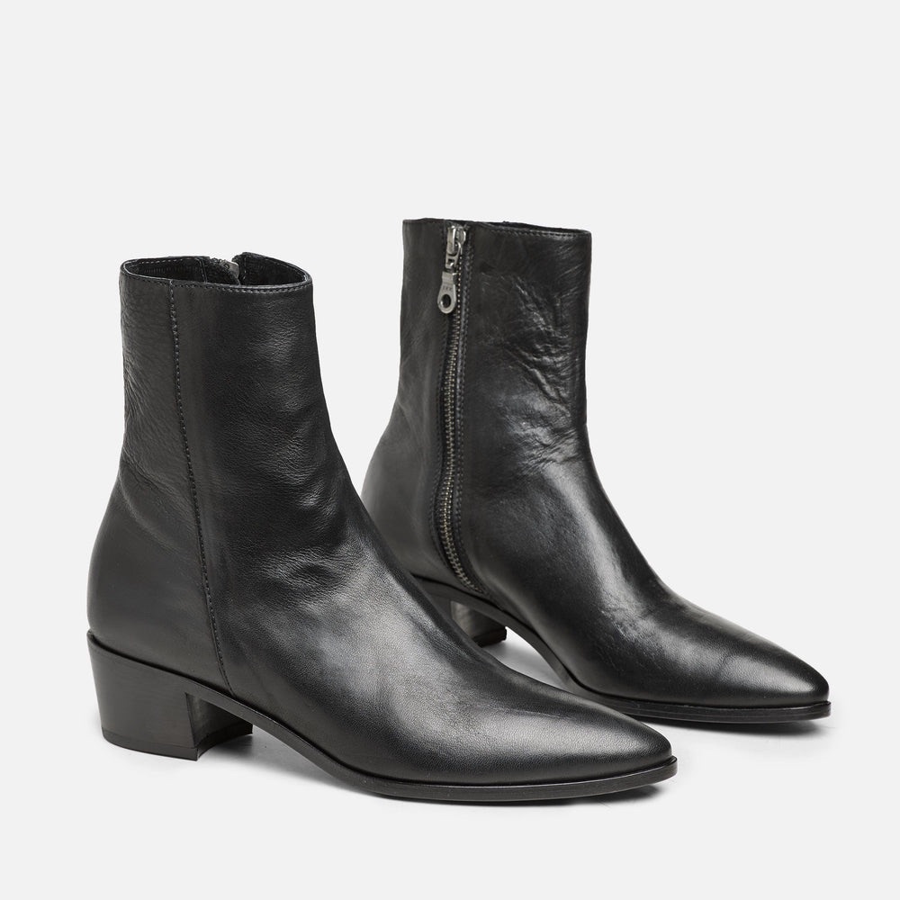 Modern Vice Santa Monica Black Leather Boots